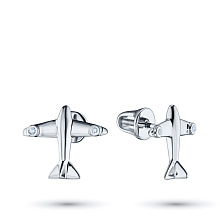 Пусеты из серебра с бриллиантами (изготовление)