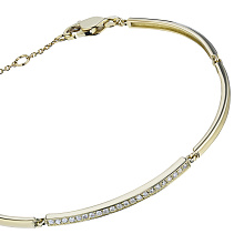 Браслет из желтого золота с бриллиантами