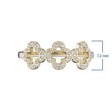 Кольцо из желтого золота с бриллиантом (изготовление)