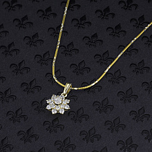 Подвеска из желтого золота с бриллиантами (изготовление)