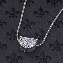 Подвеска из белого золота с бриллиантами (изготовление)