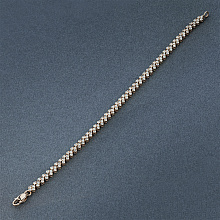 Браслет из красного золота с бриллиантами (изготовление)