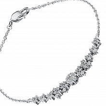 Браслет из белого золота с бриллиантами (изготовление)