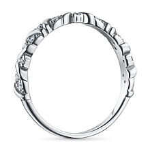 Кольцо из белого золота с бриллиантами (изготовление)