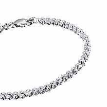 Браслет из белого золота с бриллиантами (изготовление)