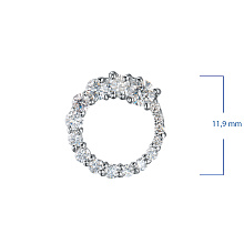 Подвеска из белого золота (изготовление) с бриллиантами