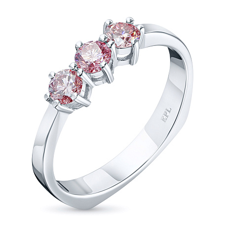 Кольцо из белого золота