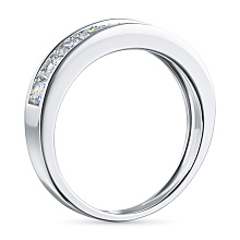 Кольцо из белого золота с бриллиантами (изготовление)