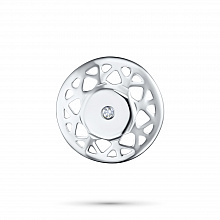 Подвеска из серебра с бриллиантом (изготовление)