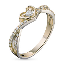 Кольцо из желтого золота с бриллиантом (изготовление)