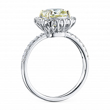 Кольцо из комбинированного золота с бриллиантами (изготовление)