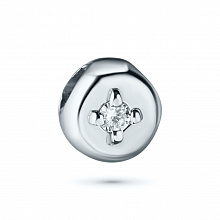 Подвеска из белого золота с бриллиантом (изготовление)