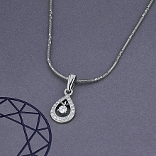 Подвеска из белого золота с бриллиантами (изготовление)