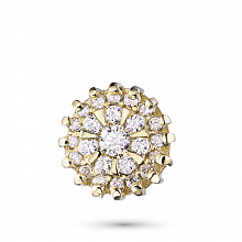 Подвеска из желтого золота с бриллиантами (изготовление)