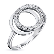 Классическое кольцо из белого золота с бриллиантами (изготовление)