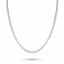 Колье из белого золота с бриллиантами (изготовление)