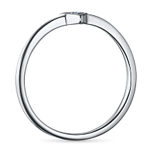 Кольцо из серебра (изготовление) с бриллиантом