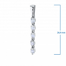 Подвеска из белого золота с бриллиантами (изготовление)