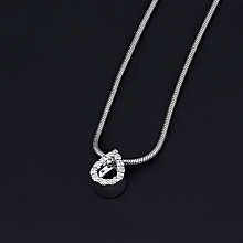 Подвеска из белого золота с бриллиантами (изготовление)