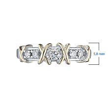 Кольцо из белого золота с бриллиантом (изготовление)