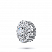 Подвеска из белого золота с бриллиантами (изготовление)