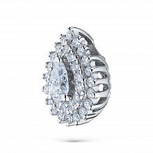 Подвеска из белого золота с бриллиантами (изготовление)