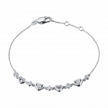 Браслет из белого золота с бриллиантами (изготовление)