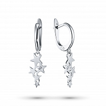 Серьги из серебра с бриллиантами (изготовление)