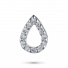 Подвеска из белого золота с бриллиантами (изготовление)