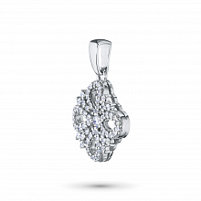 Подвеска из белого золота с бриллиантами (изготовление)