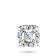 Подвеска из серебра c бриллиантами