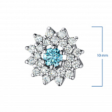 Подвеска из белого золота (изготовление) с бриллиантами