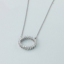 Колье из желтого золота с бриллиантами (изготовление)