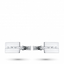 Запонки из серебра с бриллиантом (изготовление)