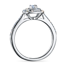 Кольцо из белого золота (изготовление) с бриллиантами