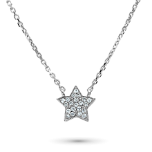 Колье из белого золота с бриллиантами (изготовление)