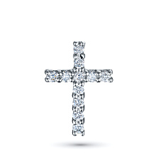 Подвеска из белого золота c бриллиантами