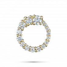 Подвеска из желтого золота с бриллиантами (изготовление)