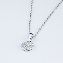 Подвеска из белого золота с бриллиантами (изготовление)