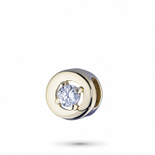 Подвеска из желтого золота с бриллиантом (изготовление)