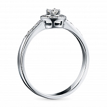 Кольцо из белого золота с бриллиантами (изготовление)