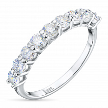 Кольцо из белого золота с бриллиантами (изготовление)