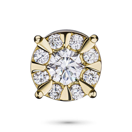 Подвеска из желтого золота