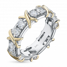 Кольцо из желтого золота с бриллиантами (изготовление)