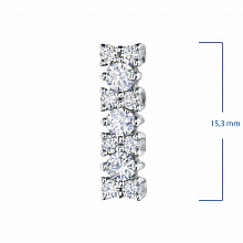 Подвеска из комбинированного золота с бриллиантами (изготовление)