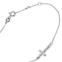 Браслет из белого золота c бриллиантами