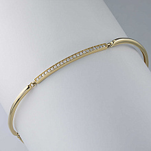 Браслет из желтого золота c бриллиантами