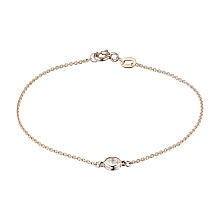 Браслет из белого золота с бриллиантом (изготовление)