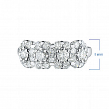 Кольцо из белого золота с бриллиантами (изготовление)