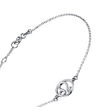 Браслет из серебра (изготовление) с бриллиантом